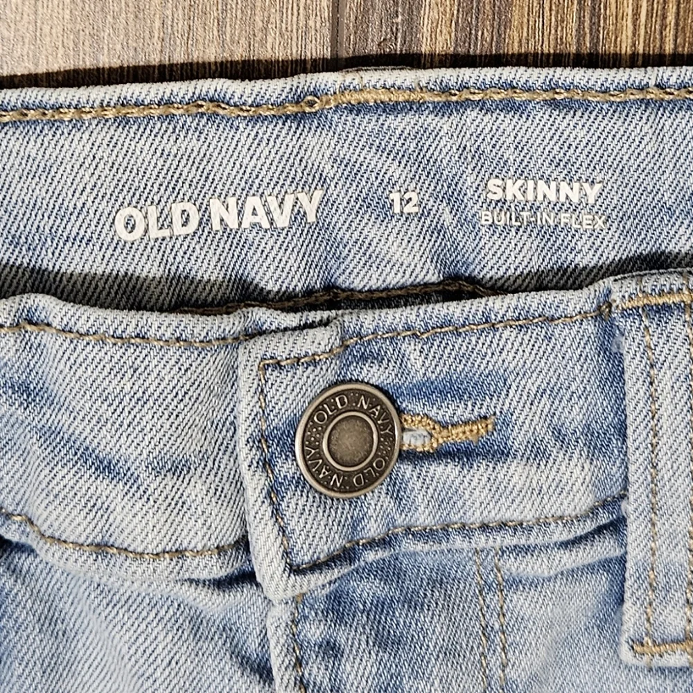 OLD NAVY Skinny Built In Flex Light Wash Jeans